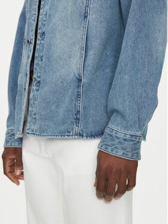 Michael Kors Kurtka jeansowa CR5900PFAU Niebieski Regular Fit