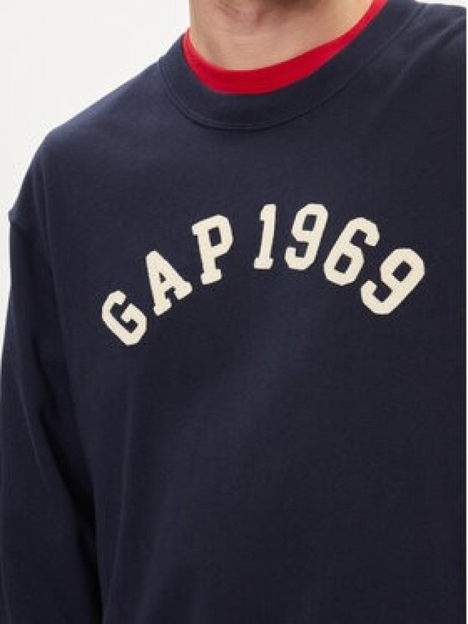 Gap Bluza 664496-01 Granatowy Regular Fit