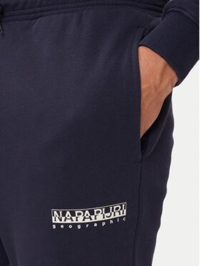 Napapijri Spodnie dresowe M-Gori Wint NP0A88UH Granatowy Relaxed Fit