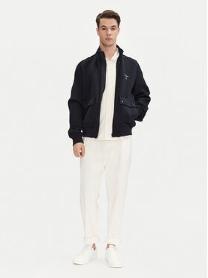 Aeronautica Militare Kurtka przejściowa 251AB2203CT3492 Granatowy Regular Fit