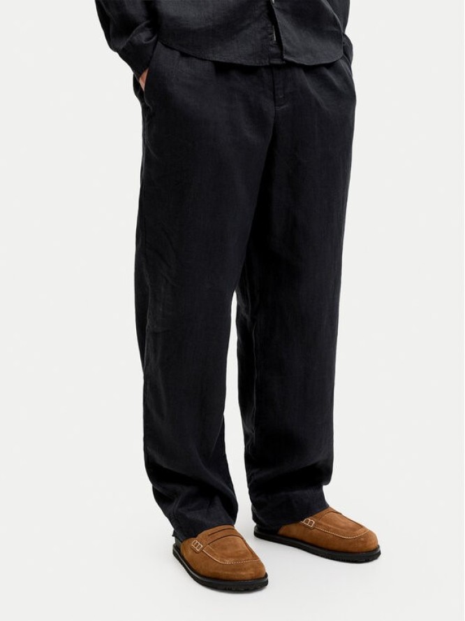 Jack & Jones Chinosy St. Karl 12253120 Czarny Loose Leg