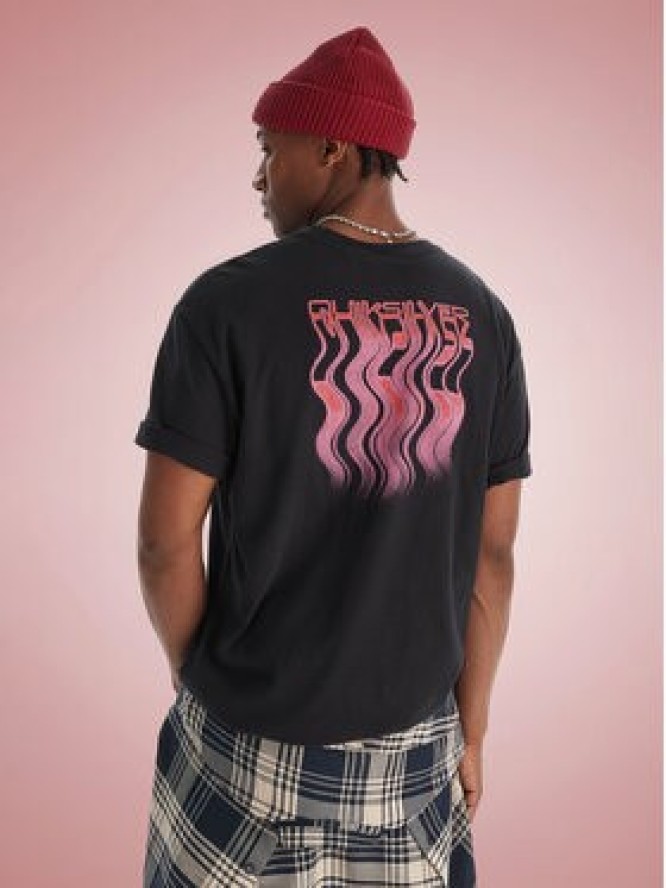 Quiksilver T-Shirt Elderberry EQYZT08200 Czarny Regular Fit