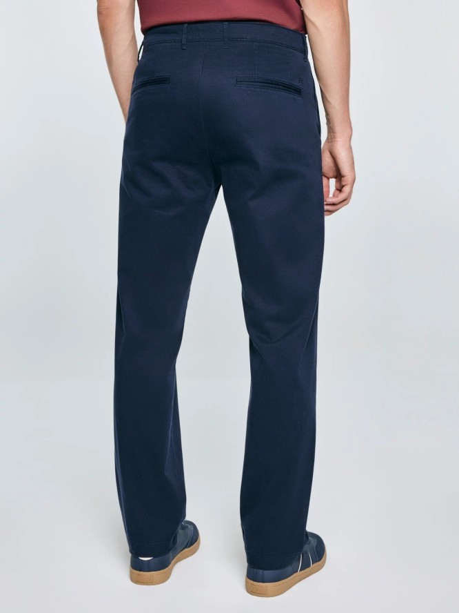 Spodnie męskie chinosy granatowe Trevor 403