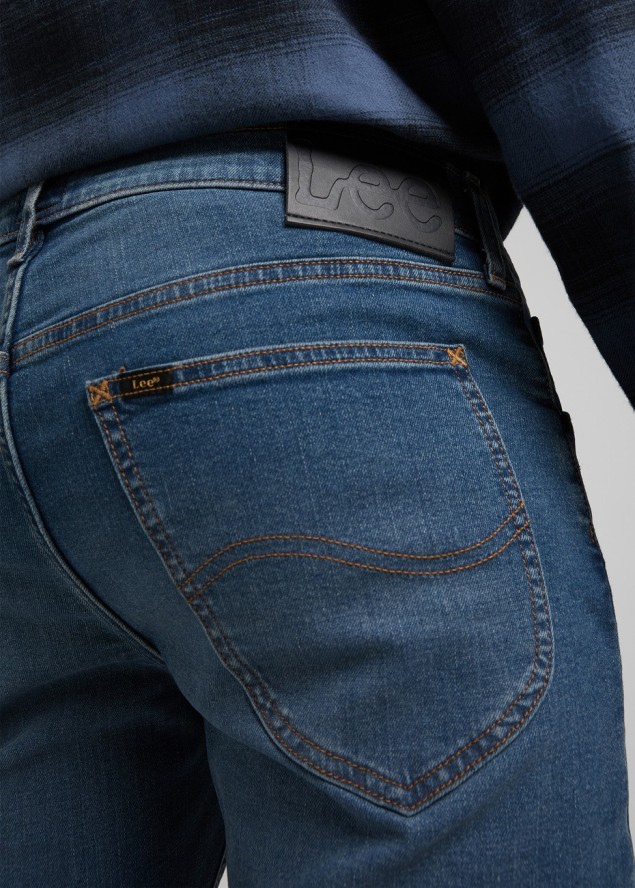 LEE DAREN ZIP FLY MĘSKIE SPODNIE JEANSOWE MID WORN TINTED L707SQBG 112320167