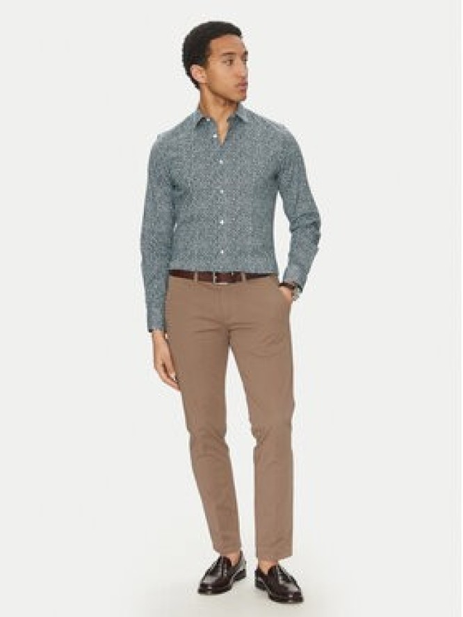 Marciano Guess Koszula 4GHH02 4388Z Granatowy Slim Fit