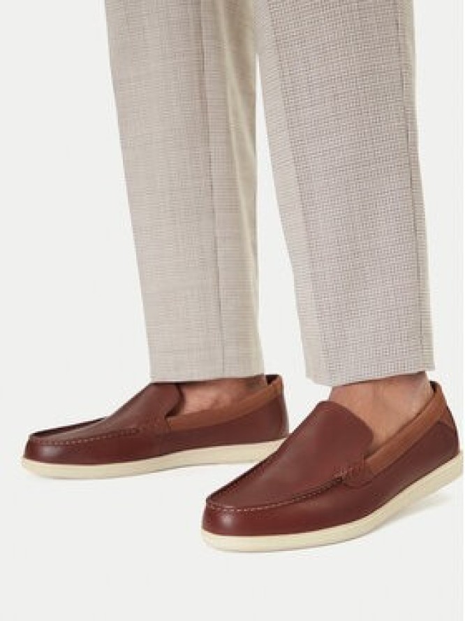 Clarks Mokasyny Bratton Loafer 26181279 Brązowy