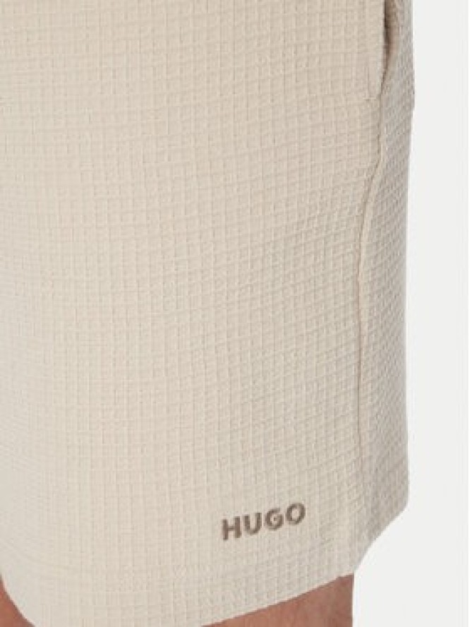 HUGO Szorty sportowe Austin 50532023 Beżowy jasny Regular Fit