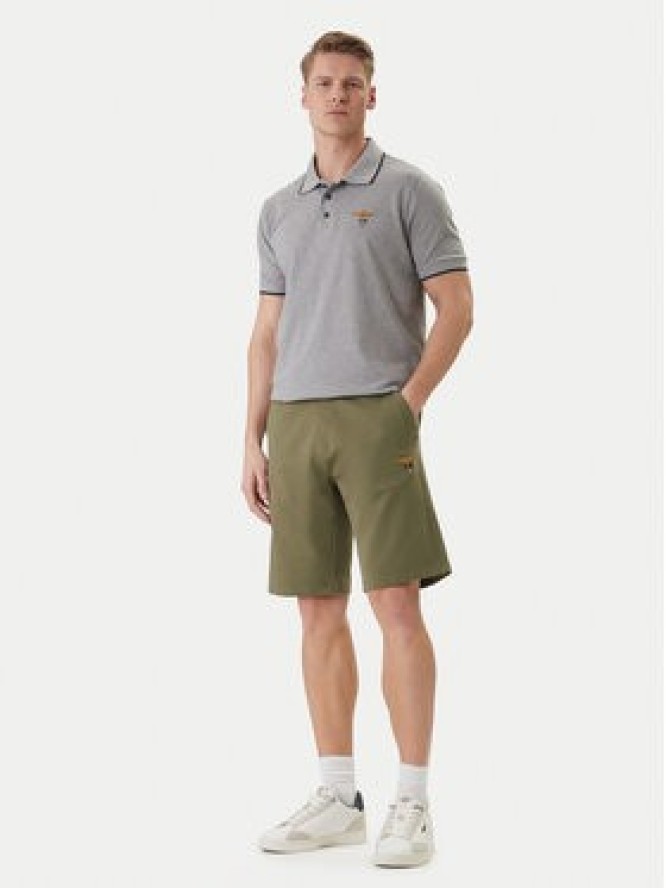 Aeronautica Militare Szorty sportowe 261BF0032UF00674 Zielony Regular Fit