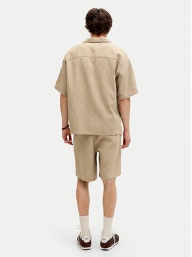 Jack & Jones Koszula Montauk 12293555 Beżowy Regular Fit