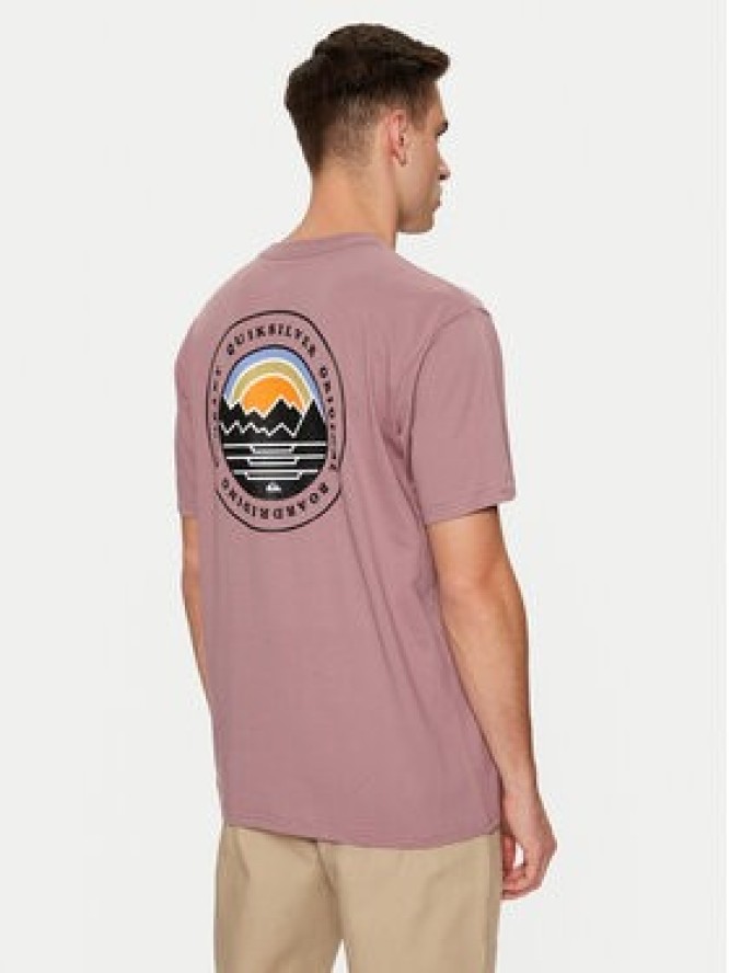Quiksilver T-Shirt Landscapes EQYZT07917 Fioletowy Regular Fit