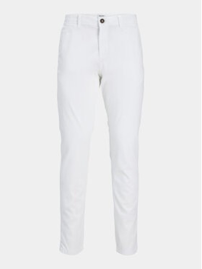 Jack & Jones Chinosy Marco 12150148 Biały Slim Fit