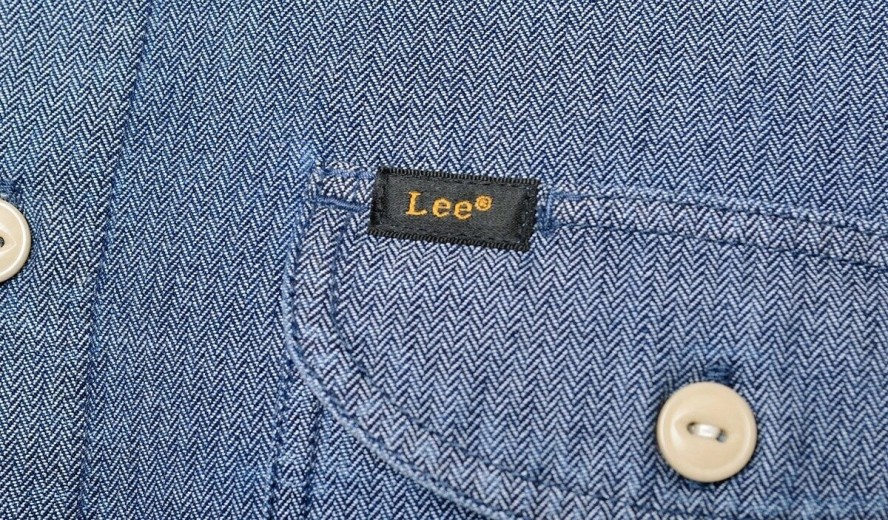 LEE WORKER SHIRT RELAXED FIT MĘSKA KOSZULA JEANSOWA DARK NAVY L68HJLNM 112117131