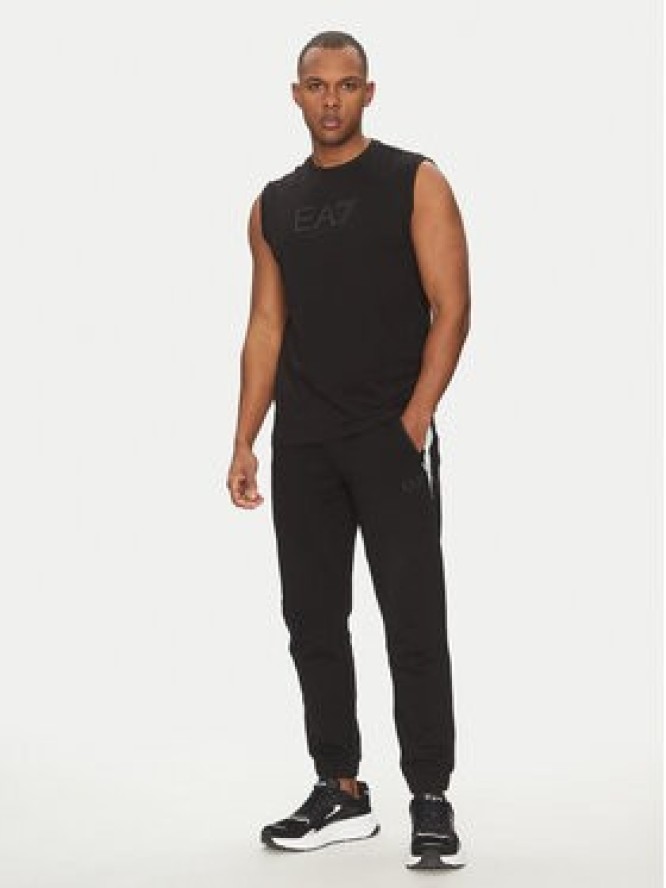 EA7 Emporio Armani Spodnie dresowe 7M000274 AF12451 UC001 Czarny Regular Fit