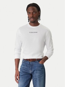 Guess Jeans Longsleeve M5RI84 K8HM0 Biały Regular Fit