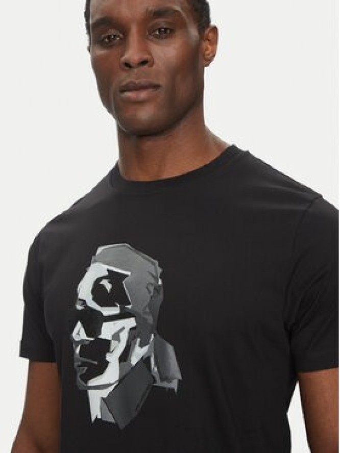 KARL LAGERFELD T-Shirt 755066 552241 Czarny Regular Fit
