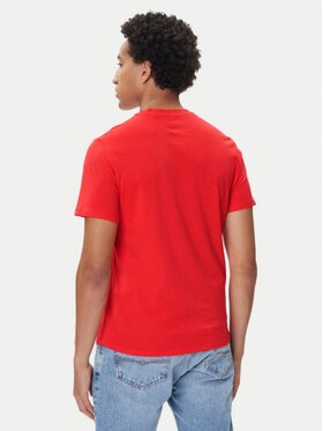 Mustang T-Shirt Austin 1016853 Czerwony Regular Fit