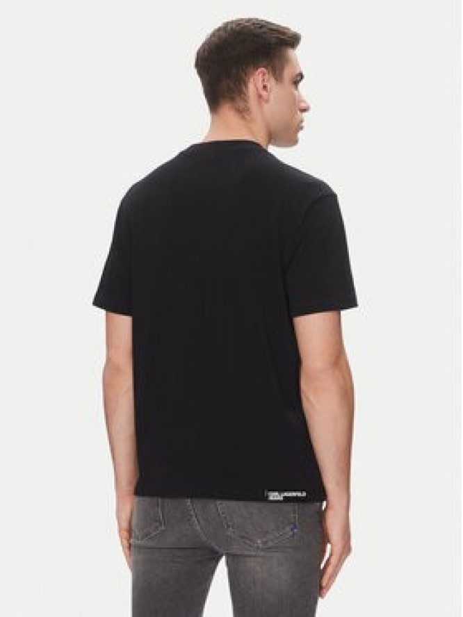 Karl Lagerfeld Jeans T-Shirt A2M17036 Czarny Regular Fit