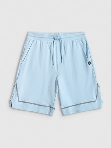 4F Spodenki dresowe męskie - niebieskie XXL