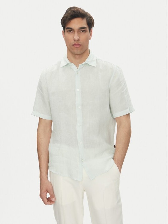 BOSS Koszula 50537382 Niebieski Regular Fit