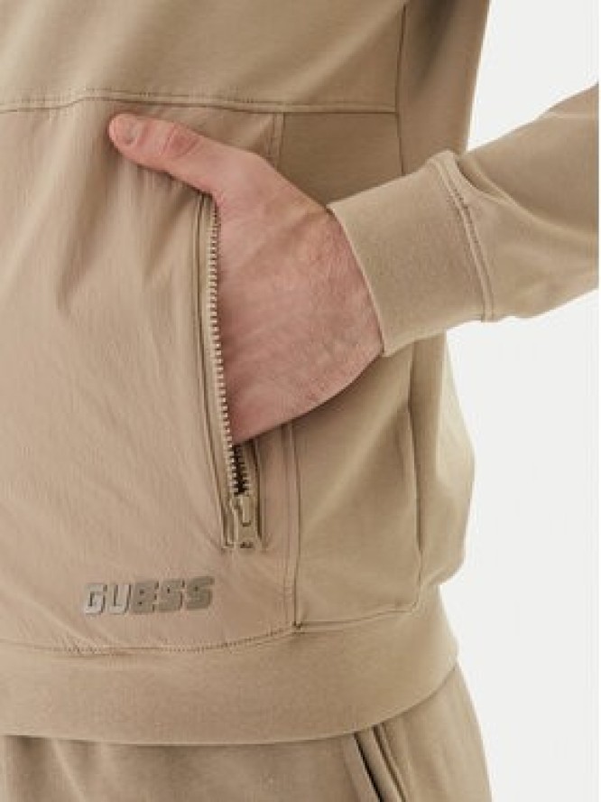 Guess Bluza Z6GQ04 K2833 Beżowy Regular Fit