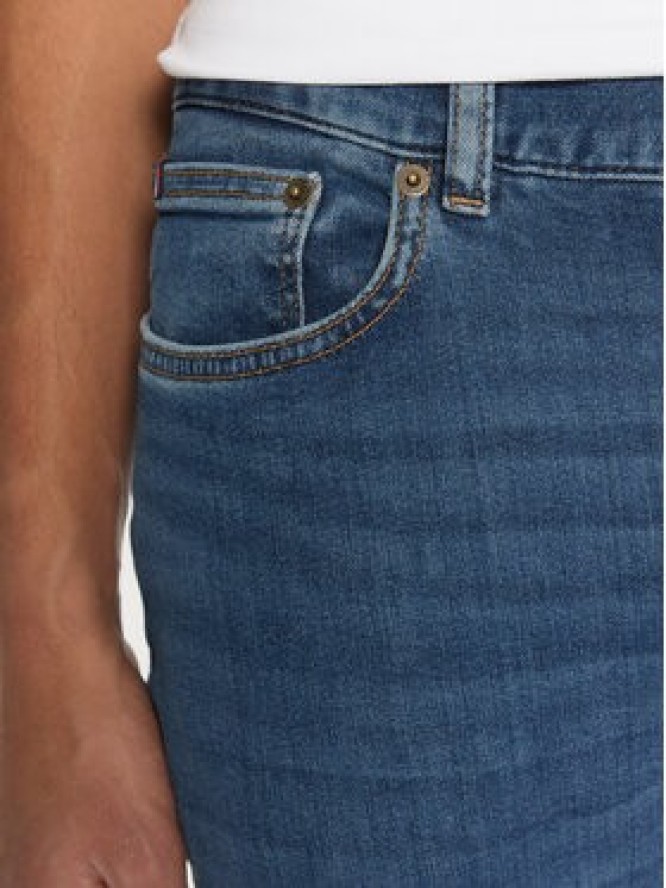 Tommy Hilfiger Jeansy Core Bleecker MW0MW39041 Niebieski Straight Fit