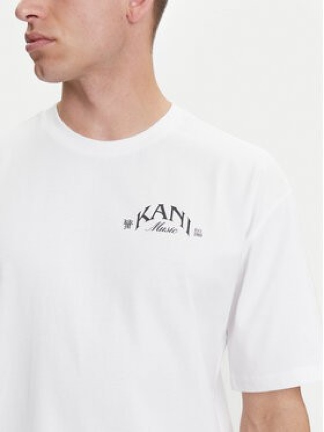 Karl Kani T-Shirt Palm Print PD00005330 Biały Relaxed Fit