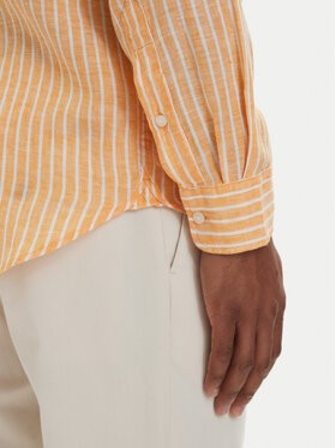 Tommy Hilfiger Koszula Bengal MW0MW42400 Pomarańczowy jasny Regular Fit