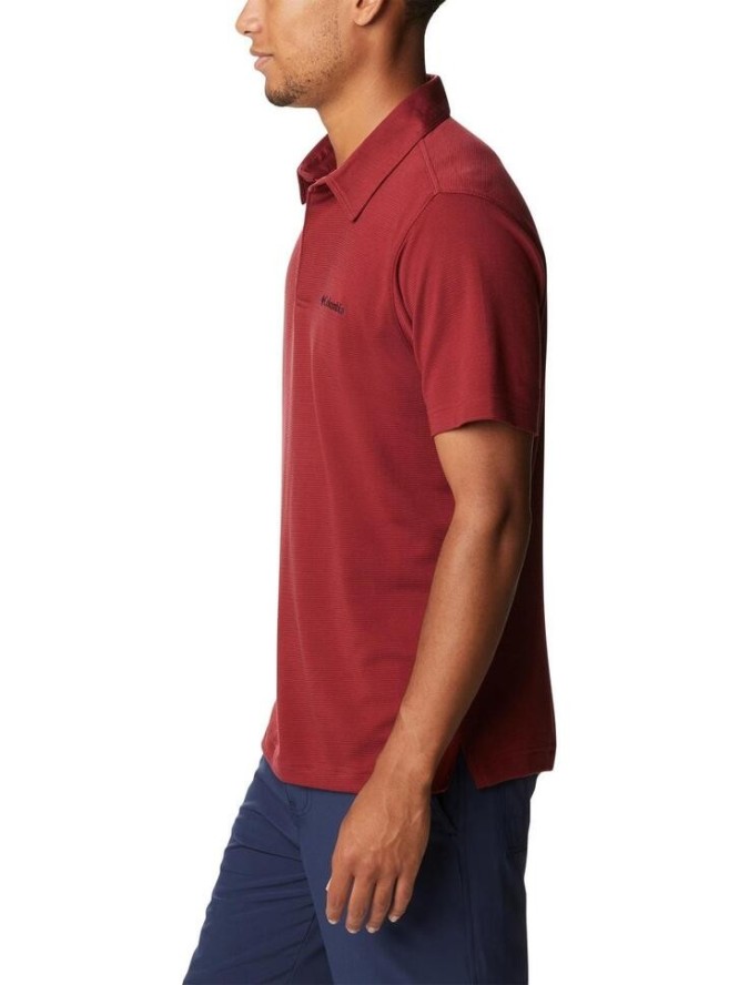 T-shirt męski Columbia Sun Ridge II z kołnierzem