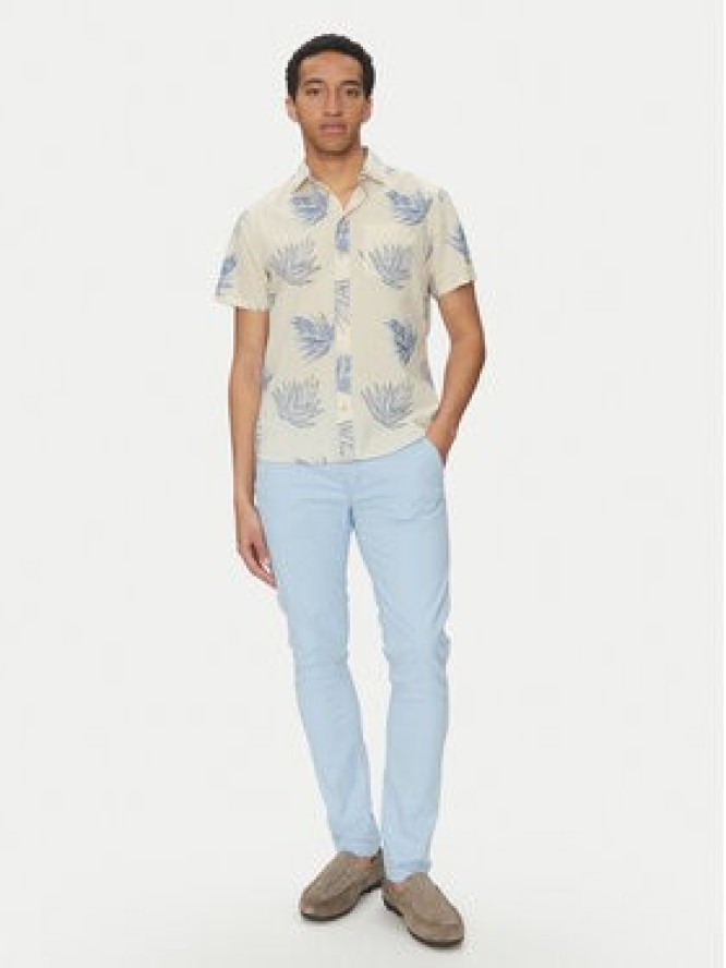 Blend Koszula 20718216 Beżowy Regular Fit