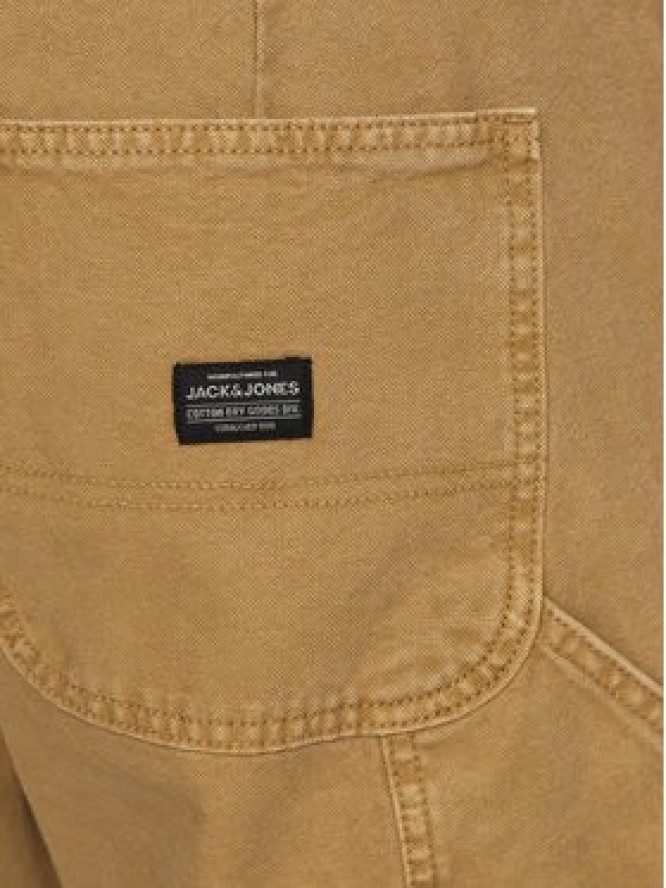 Jack & Jones Szorty jeansowe Jjitony 12252814 Brązowy Loose Fit