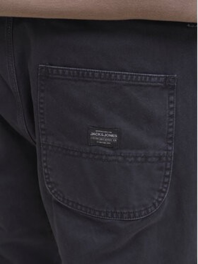 Jack & Jones Spodnie materiałowe Alex 12288528 Czarny Baggy Fit