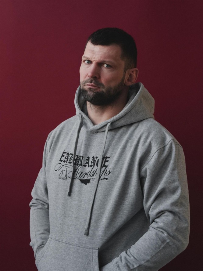 MANTO bluza z kapturem RESOLVE melanż
