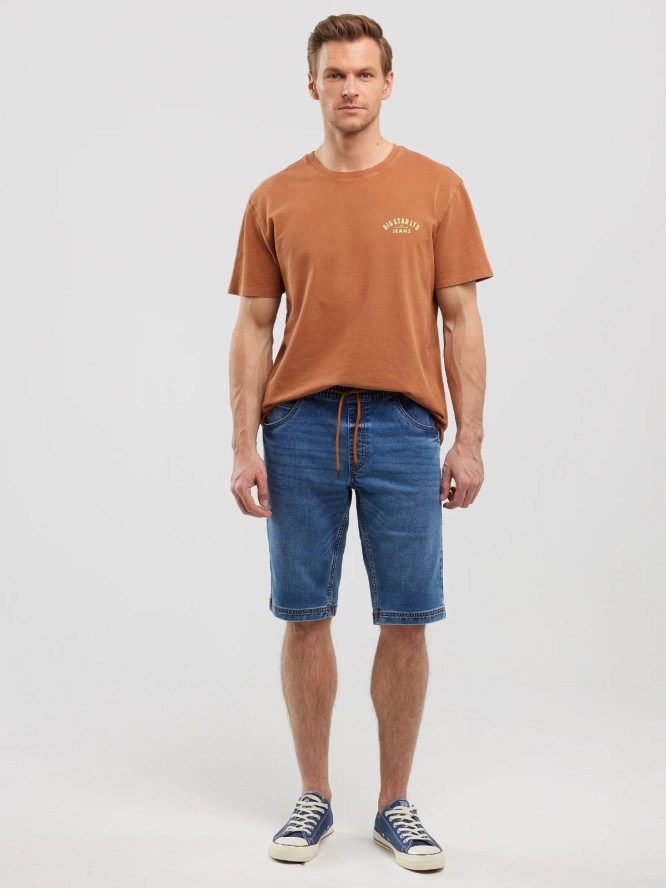 Szorty męskie jeansowe niebieskie Parker 486