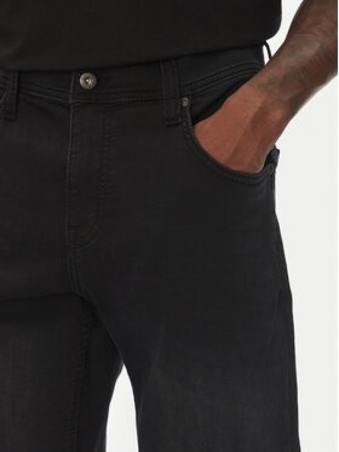Mustang Szorty jeansowe Chicago Z 1016347 Czarny Slim Fit