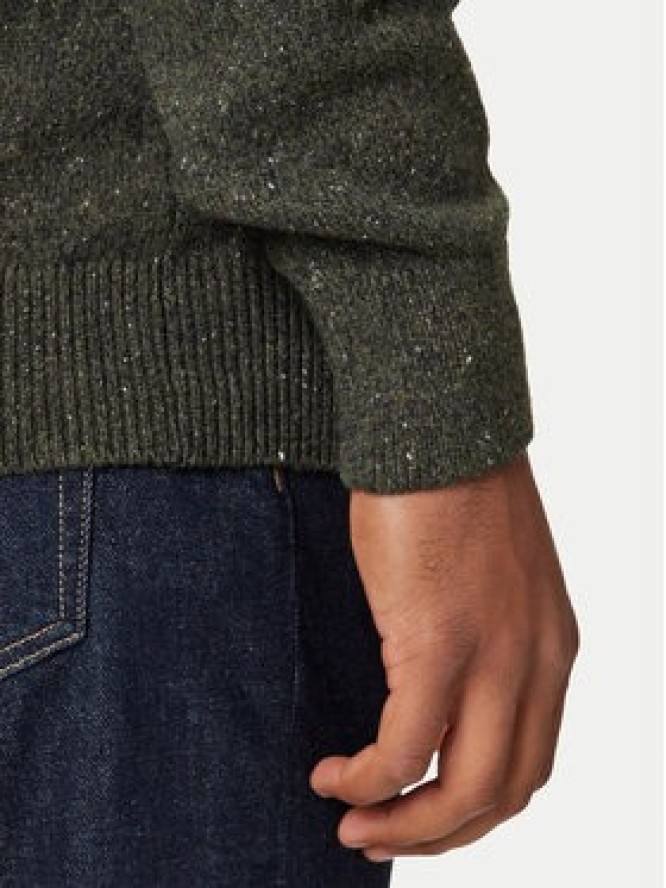 Barbour Sweter Essential Tisbury MKN0844GN79 Zielony Regular Fit