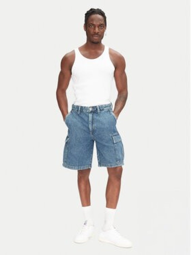 Jack & Jones Szorty jeansowe Bill 12272557 Niebieski Relaxed Fit