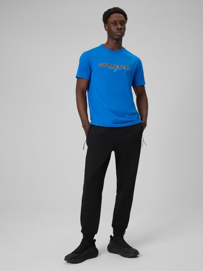 4F Spodnie dresowe joggery męskie - czarne M