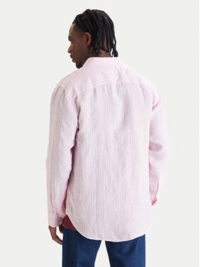 Tommy Hilfiger Koszula Bengal MW0MW42400 Różowy Regular Fit