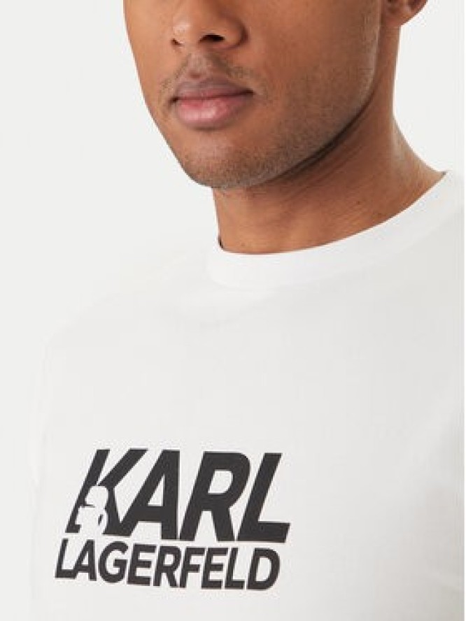 KARL LAGERFELD T-Shirt 755780 500235 Biały Regular Fit