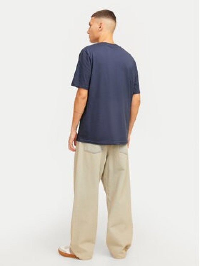 Jack & Jones T-Shirt Eight Skull 12264841 Granatowy Standard Fit