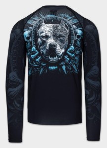 Męski Rashguard PITBULL longsleeve sportowy treningowy nadruk PITBULL WORLD