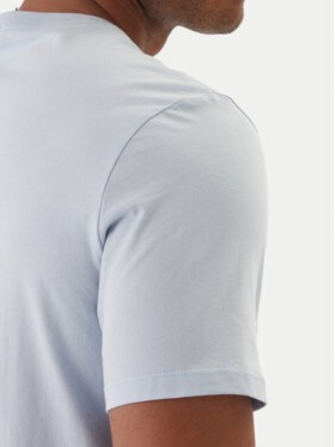 Calvin Klein T-Shirt Logo 30s LV04LD230G Błękitny Regular Fit