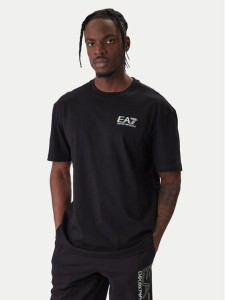EA7 Emporio Armani T-Shirt 7M001327 AF17789 UC001 Czarny Relaxed Fit