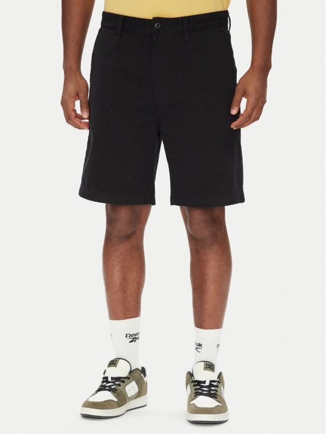 DC Shoes Szorty materiałowe Worker Relaxed ADYWS03087 Czarny Regular Fit