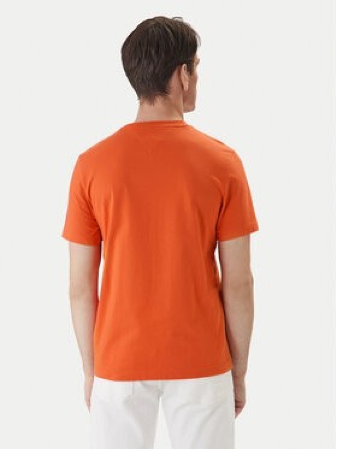 Tommy Hilfiger T-Shirt Ess Seasonal MW0MW39995 Pomarańczowy Regular Fit