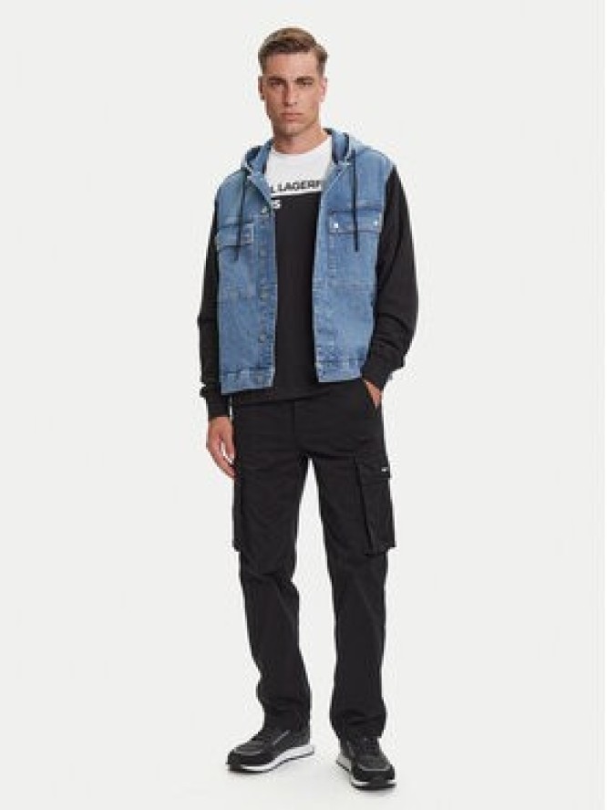 Karl Lagerfeld Jeans Kurtka jeansowa A3M14007 Niebieski Regular Fit