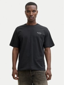 Jack & Jones T-Shirt Earchive 12287990 Czarny Regular Fit