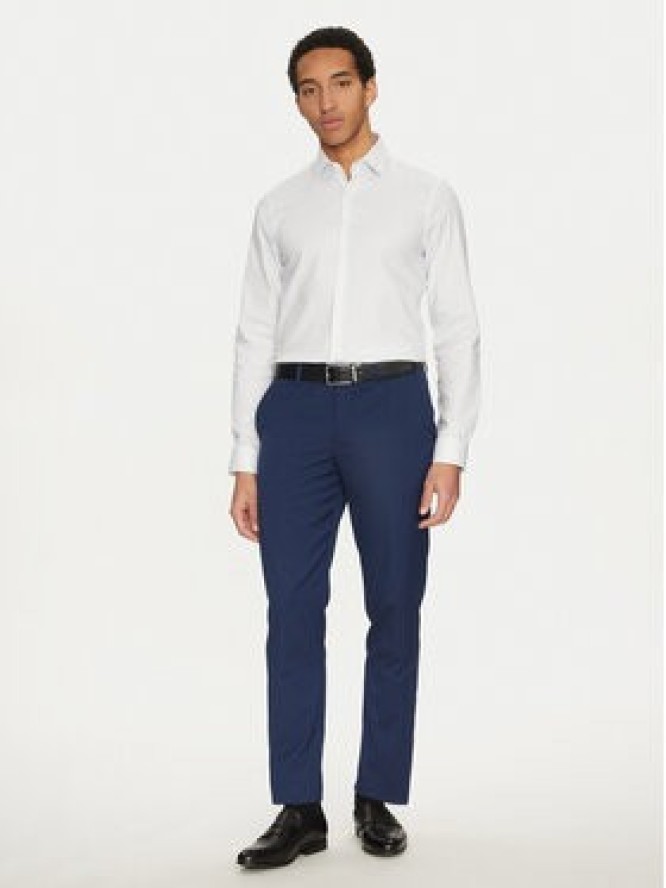 Calvin Klein Koszula K10K114307 Biały Slim Fit