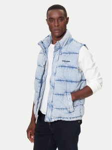 Guess Bezrękawnik M5BN81 D6181 Niebieski Regular Fit