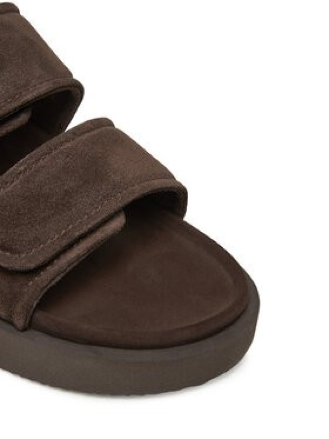 Inuikii Klapki Suede Double Band 50102-510 Brązowy